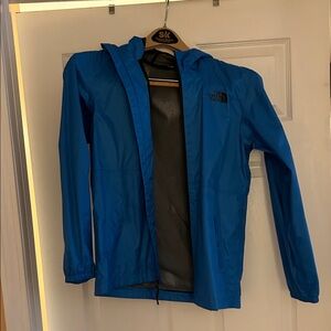 The North Face Unisex Boys Girls Youth Vibrant Blue Raincoat